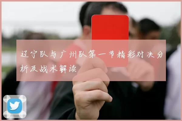 辽宁队与广州队第一节精彩对决分析及战术解读